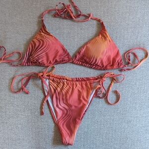 Vibrant Swirl Bikini Set